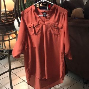 *RUE 21* Dark Coral Blouse